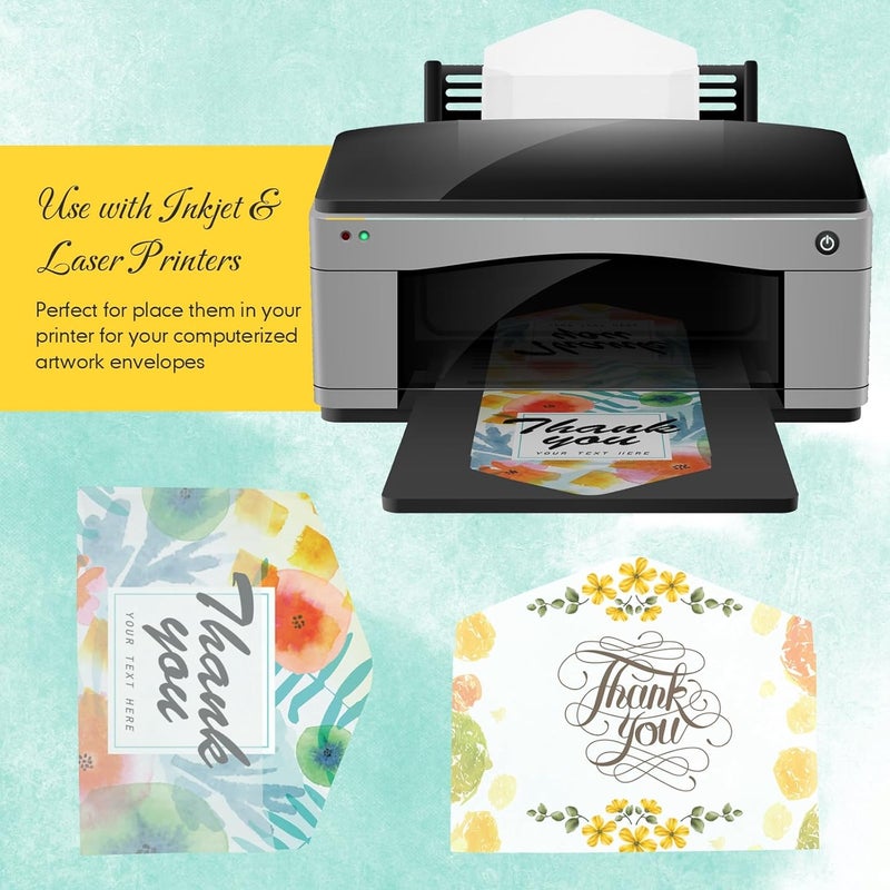 Eersida 400 Glassine Envelopes 4.25 x 2.5 Inch Lottery Ticket Holders Translucent Mini Envelopes Seed Stamp Coin Collecting for Scratch Stamp Scratch Ticket Wedding Guest Favor Craft - Image 4